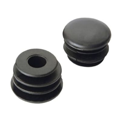 Focus Foodservice FPLASCAP Post Cap, Fills 1" Post, Plastic, Black, NSF (4 per Pack)