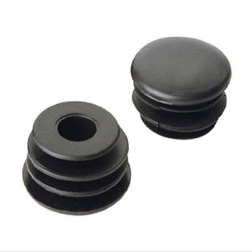 Focus Foodservice FPLASCAP Post Cap, Fills 1" Post, Plastic, Black, NSF (4 per Pack)