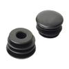Focus Foodservice FPLASCAP Post Cap, Fills 1" Post, Plastic, Black, NSF (4 per Pack) view 1