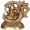 Ganesha Within Aum - Brass Statue view 1