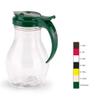 Vollrath 1414 Dripcut Syrup Dispensers - 16 oz, Almond Color Plastic Top view 2