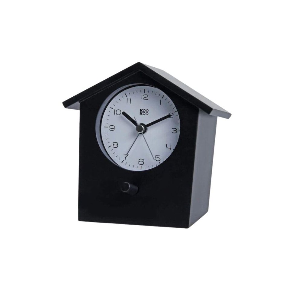 KOOKOO EarlyBird Black, Birdsong Alarm Clock with Original Field Recordings or a Three-Tone gong