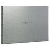 POST Guest Book, Saffiano Silver, 8.5 x 6.75-Inch view 1