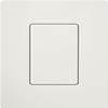 Lutron Claro Blank Insert, DV-BI-WH, White view 2