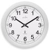 Acctim Formia Radio Controlled Wall Clock 30cm Silver 74417 view 1