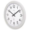 Acctim Formia Radio Controlled Wall Clock 30cm Silver 74417 view 3