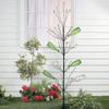 Fun Express Metal Bottle Tree Garden Sculpture - 45 Inch Tall Wine Bottle Display Stand for Outdoor Yard Decorations | Holds Colored Glass Bottles, Fruit & Seasonal Ornaments Weather-Resistant Design view 1