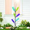 Fun Express Metal Bottle Tree Garden Sculpture - 45 Inch Tall Wine Bottle Display Stand for Outdoor Yard Decorations | Holds Colored Glass Bottles, Fruit & Seasonal Ornaments Weather-Resistant Design view 2