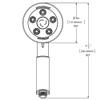 Speakman VS-3010-BN-E2 Neo Anystream Handheld Shower Head, 2.0 GPM, Brushed Nickel view 4