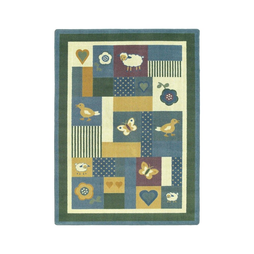 Joy Carpets Kid Essentials Infants & Toddlers Baby Love Rug, Soft, 7'8" x 10'9"