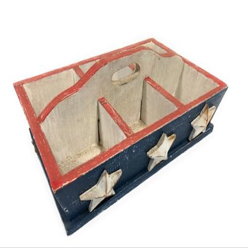 Tikimaster USA Divider Tray 6-Compartment - Texas Americana Decor | #ort17090a