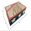Tikimaster USA Divider Tray 6-Compartment - Texas Americana Decor | #ort17090a view 2