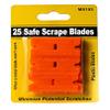 Miniscraper 25 Plastic Razor Scraper Blades Double Edge Safe Scrape for removing Labels Decals Stickers on glass and Counter top and more 25 Pack view 1