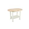 John Boos Eliptical C-Table Kitchen Island Base Finish: Caviar Black, Shelves: Not Included view 1