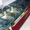 Rev-A-Shelf 6541-31-5 Slim Line 31" Stainless Steel Sink Front Tip-Out Tray view 1