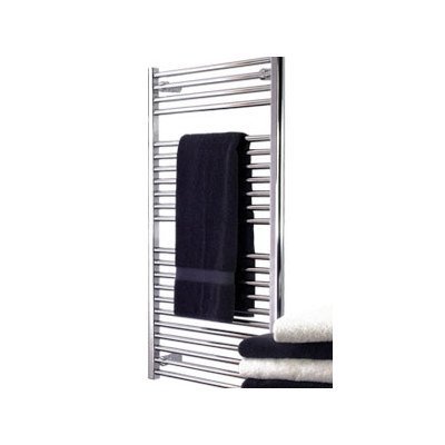 DO NOT SET LIVE!Denby Towel Warmer 44" H x 18" W Finish: Brushed Nickel, Size: 44" H x 18" W, Type: Plug-In