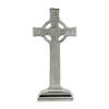Edwin Blyde & Co Stand Alone Iona Cross Ornament, Pewter, 177 mm view 1