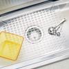 iDesign Large Sink Mat for Bottom of Kitchen Sink - Clear view 3