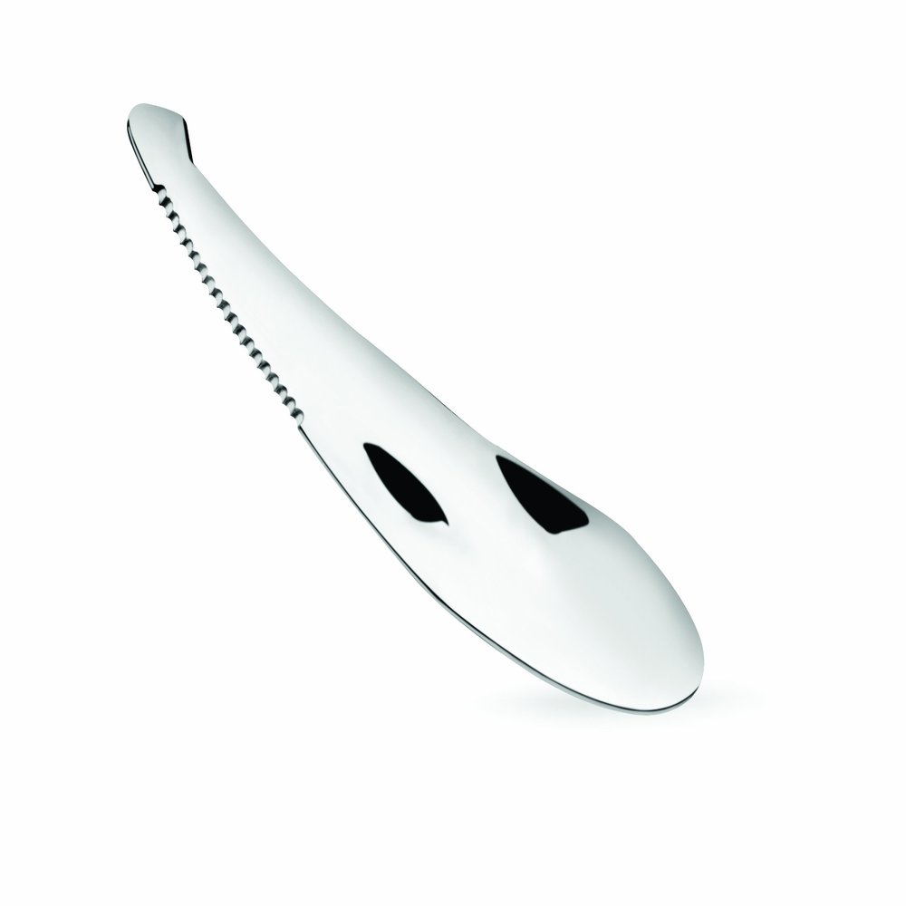 I GENIETTI Kiwi Spoon with Orange Peeler I GENIETT I, Silver