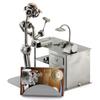 Steelman24 Locksmith with Business Card Holder Sculpture Nuts and Bolts Handmade Made in Germany Metal Figurine view 1