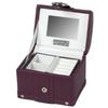 Wolf Designs Hand-Made Saint Tropez Mini Jewelry Chest, Amethyst view 2