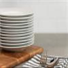 10 Strawberry Street 6" Catering Round Appetizer Plate, Set of 12,White view 4