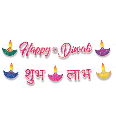 Beistle Diwali Foil Streamer Set