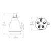 Speakman S-2005-H-E2 Hotel Anystream Shower Head for Stylish Bathroom Dcor, 2.0 GPM, Chrome view 4