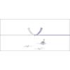 (Sasagawa) Taka-jirushi Noshi Paper 2-395 Kyoto Silver Lotus Horizontal Small 100 Sheets view 1