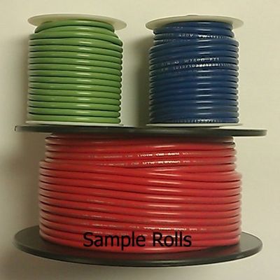 GPW RED 14AWG Stranded 600V Hook Up Wire - 100' Roll