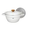 Boiling, Boiling, Steaming, Frying, Multi-Purpose Multi-functional Pot All-in-One 10.6 inches (27 cm) (5.4 L) with Saw, White BMP-27FW / Y view 1