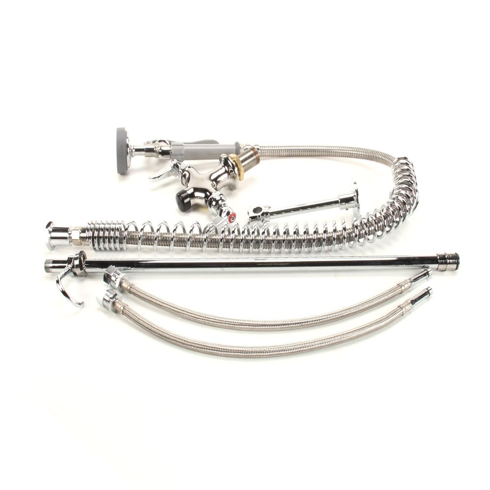 T&S Brass B-0113-B Easy Install Pre-Rinse, Spring, Silver