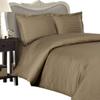 Six (6) Piece OLYMPIC QUEEN Size, TAUPE Damask Stripe, 1200 Thread Count / 1200TC Sateen Weave Long Staple 100-Percent Ultra Soft Egyptian Cotton Bed Sheet Set. Inlcudes FOUR (4) PILLOW CASES (Deep Pocket) view 1