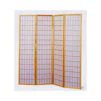 Coaster 4 Panels Natural Wood Room Dividers