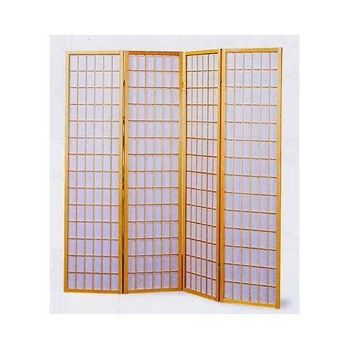 Coaster 4 Panels Natural Wood Room Dividers