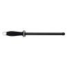 Rockingham Forge CS-16265C Straight Black Ceramic Sharpening Rod with End Cap and Plastic Handle, 25cm, 10 Steel view 2