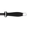 Rockingham Forge CS-16265C Straight Black Ceramic Sharpening Rod with End Cap and Plastic Handle, 25cm, 10 Steel view 3