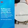 3M White Super Polish Pad 4100, 20 in (508 mm), 5 Pads/Case view 3