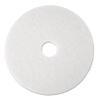 3M Super Polish Floor Pad 4100, 19" Diameter, White (Case of 5) view 1