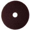 3M Brown Stripper Pad 7100, 15 in, 5/Case view 1