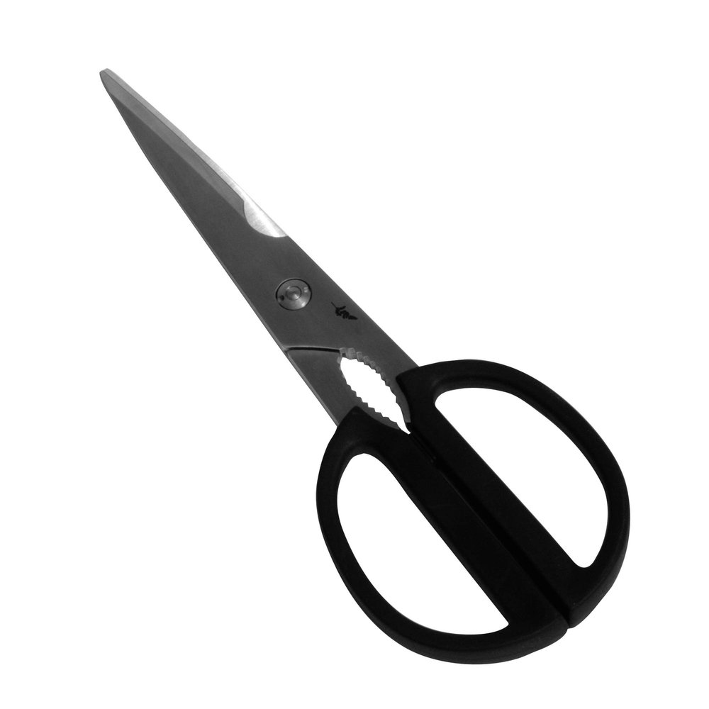 Michel BRAS No. 2 Kitchen Shears, Heavy Duty Cooking Scissors, Micro Serrated Stainless Steel Blade, Detachable Blades for Easy Cleaning, Kitchen Shears for Professional and Home Chefs