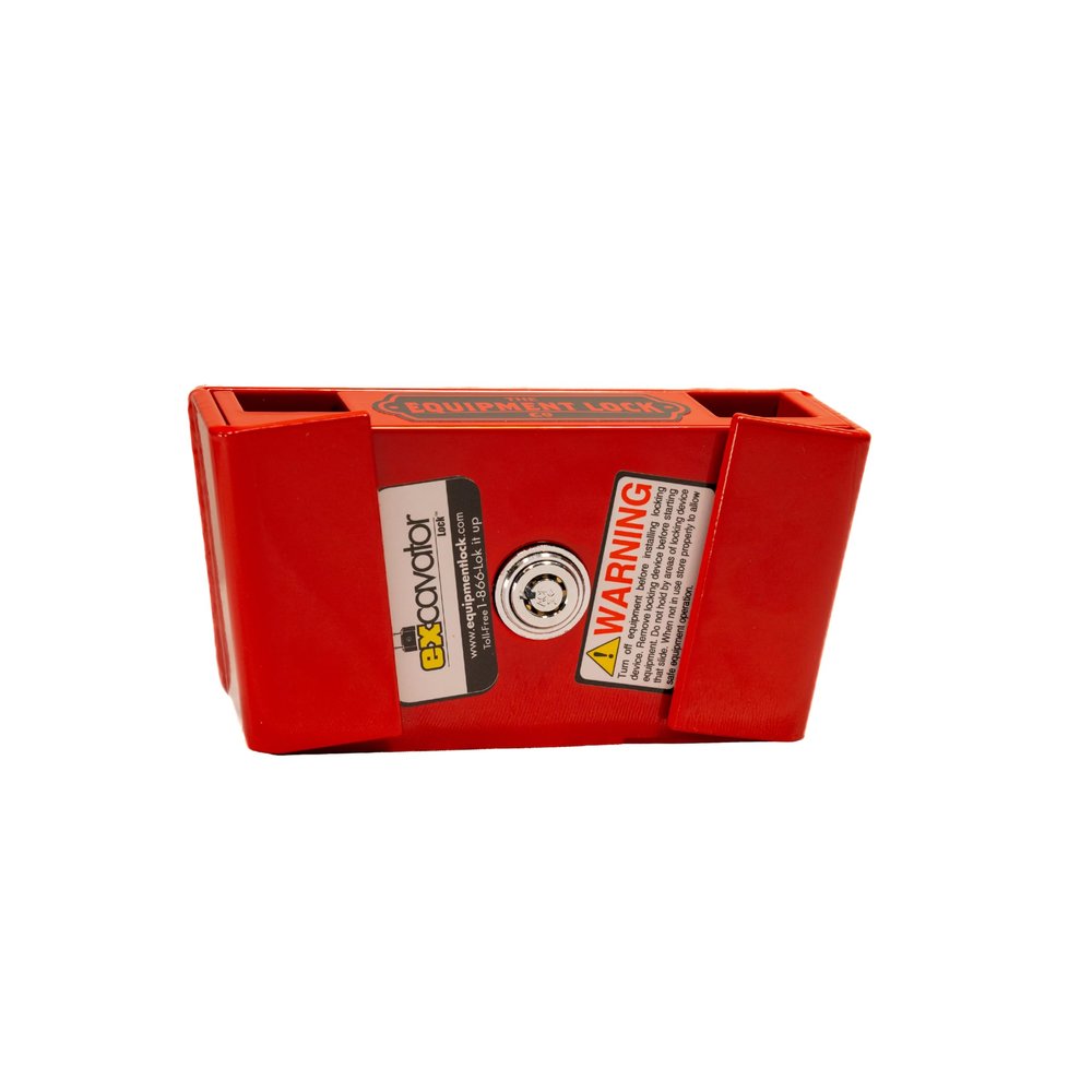 Equipment Lock Excavator Lock - Anti Theft Lock for Earth Movers and Heavy Equipment - Excavator Accessories and Security Devices