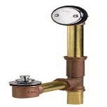 GERBER PLUMBING 41-758 173018 Brass Lift & Turn Waste & Over Flow