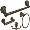 eBuilderDirect Target Oil Rubbed Bronze Bathroom Accessories 4 Pieces with 18" Towel Bar 1101 view 1