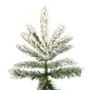 Vickerman 10' x 77'' Flocked Utica Fir Artificial Christmas Tree - Unlit - Snow Covered Faux Tree - Seasonal Indoor Home Decor - Reliable and Durable - Winter Wonderland Tree view 3