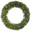 Vickerman 84" Cashmere Pine Artificial Christmas Wreath, Warm White Dura-lit LED Lights - Faux Pine Christmas Wreath - Seasonal Indoor Home Decor - Reliable and Durable view 1