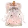 Vickerman 12" White & Silver Lighted Angel Tree Topper view 1