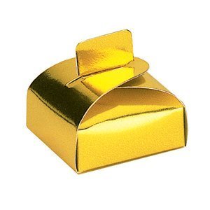 FavorOnline Gold Favor Boxes Handbag Design - Set of 12