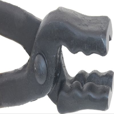 Picard Blacksmith Tongs, Wolf's Jaw, 20" Long - C35 Steel, 1200g, Toothed Jaws for Better Grip, For Material Thickness 6 to 20 mm, Blacksmith Forge, Blacksmith Tools