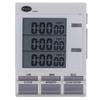 Brannan Digital Triple Kitchen Timer and Clock with Large LED Countdown Timer Numbers, Alarm, and Magnet view 1